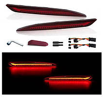 Рефлектор заднього бампера 3 функції Світлодіодний стоп-сигнал Динамічний покажчик повороту для Tesla Model 3