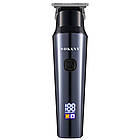 Акумуляторна машинка для стрижки 3 насадки, з USB, SK-16047 / Тример для стрижки волосся / Тример для бороди, фото 3