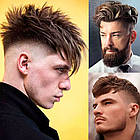 Акумуляторна машинка для стрижки 3 насадки, з USB, SK-16047 / Тример для стрижки волосся / Тример для бороди, фото 5