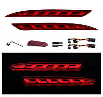 Рефлектор заднього бампера Tesla Model 3 Red / Red