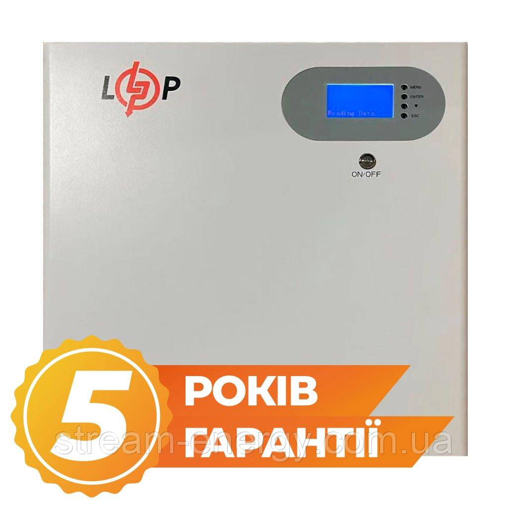 Акумулятор LP LiFePO4 51,2V - 100 Ah 5120Wh (Smart BMS 100A) з LCD WAB RS485/CAN, фото 1