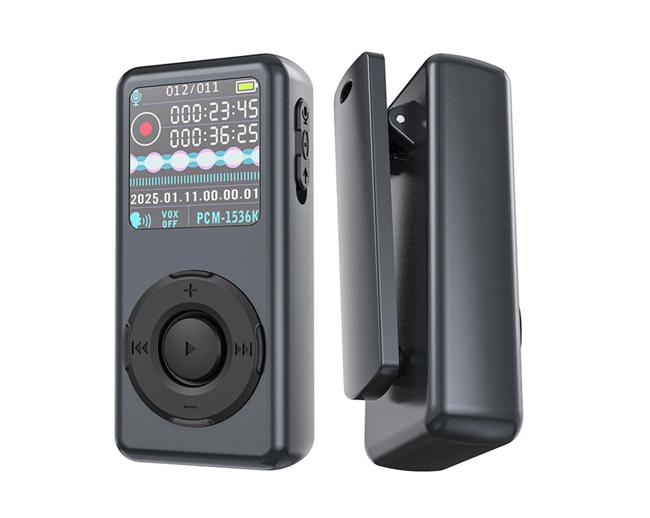 Міні диктофон JNN M21 8GB з кліпсою цифровий MP3 плеєр