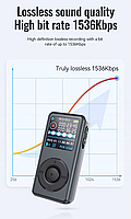 Міні диктофон JNN M21 8GB з кліпсою цифровий MP3 плеєр, фото 3