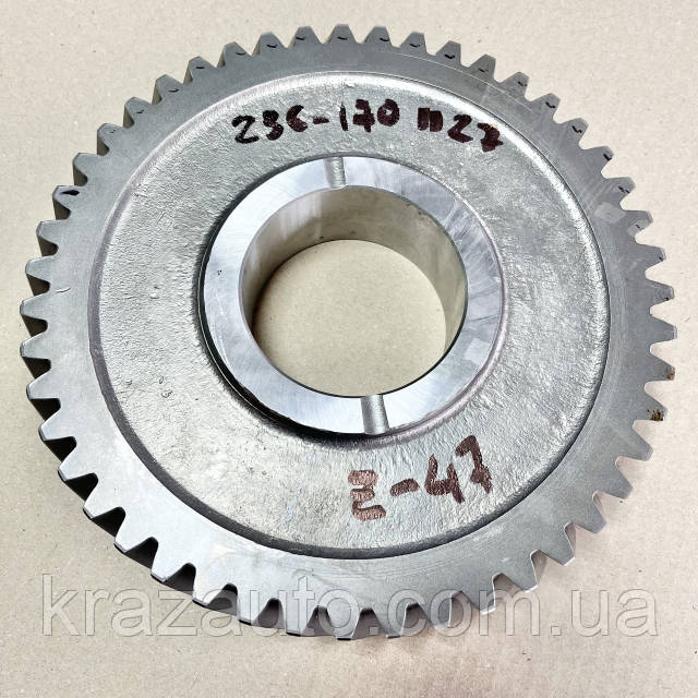 Шестерня 2-й передачи вторичного вала КПП (Z=47) ЯМЗ (DTL) 236