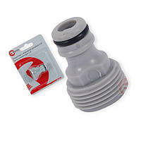 Адаптер для конектора 1/2" із зовнішньою різьбою 3/4" INTERTOOL