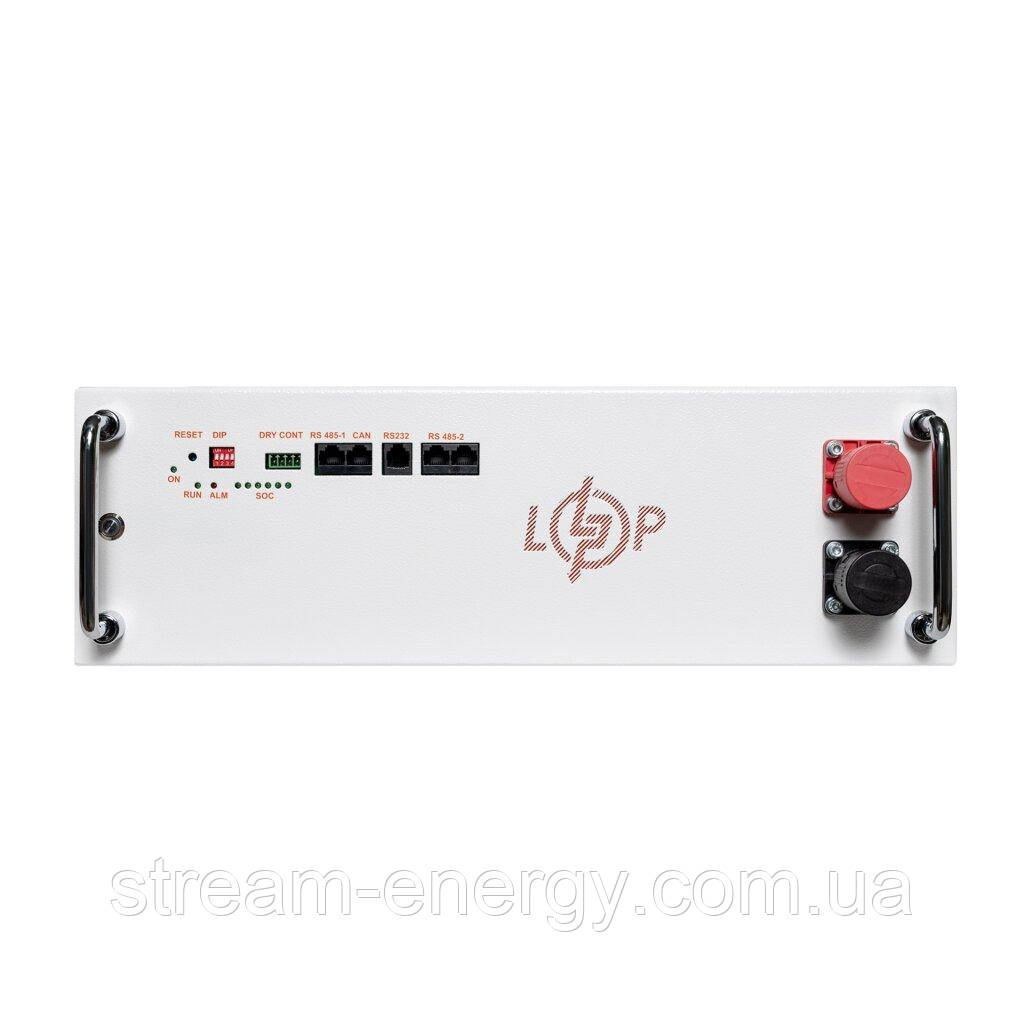 Акумулятор LP LiFePO4 51,2V - 100 Ah (5120Wh) (BMS JK 100A/50А) RM RS485/CAN WH, фото 1
