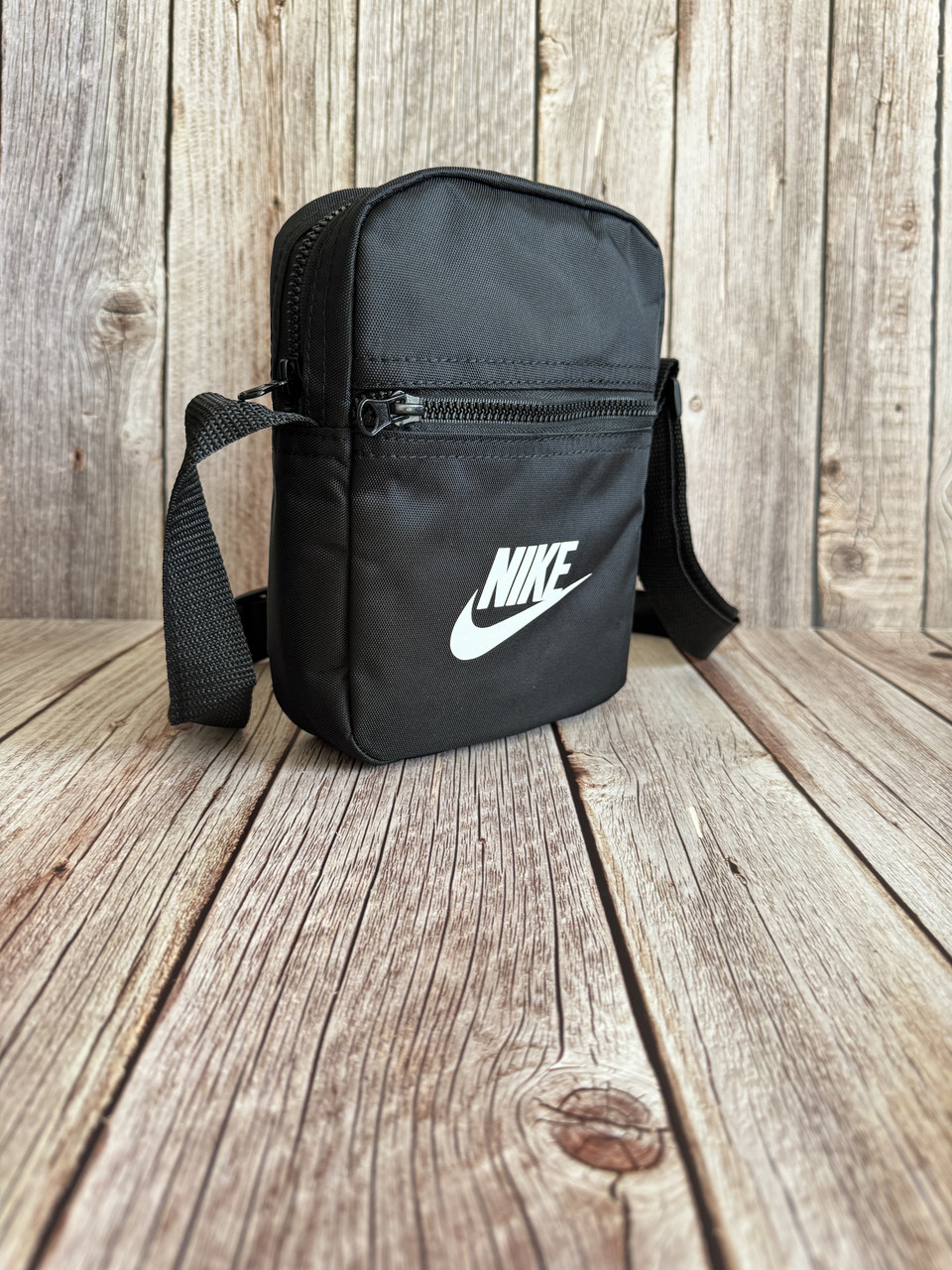 Чоловіча барсетка через плече найк Nike сумка чорна