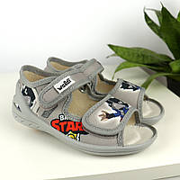 Дитячі текстильні босоніжки, тапочки для хлопчика Ворон Brawl Stars тм Waldi розмір