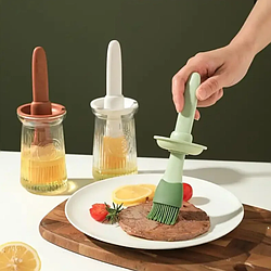 Силіконова щітка для олії диспенсер для оцту Plastic oil bottle