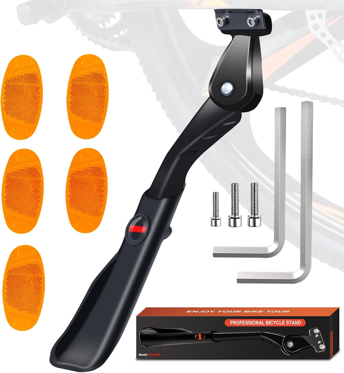 Підставка для велосипеда 24-29 дюймів, регульована висота, алюміній, для гірських та міських велосипедів, фото 1