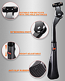 Підставка для велосипеда 24-29 дюймів, регульована висота, алюміній, для гірських та міських велосипедів, фото 4
