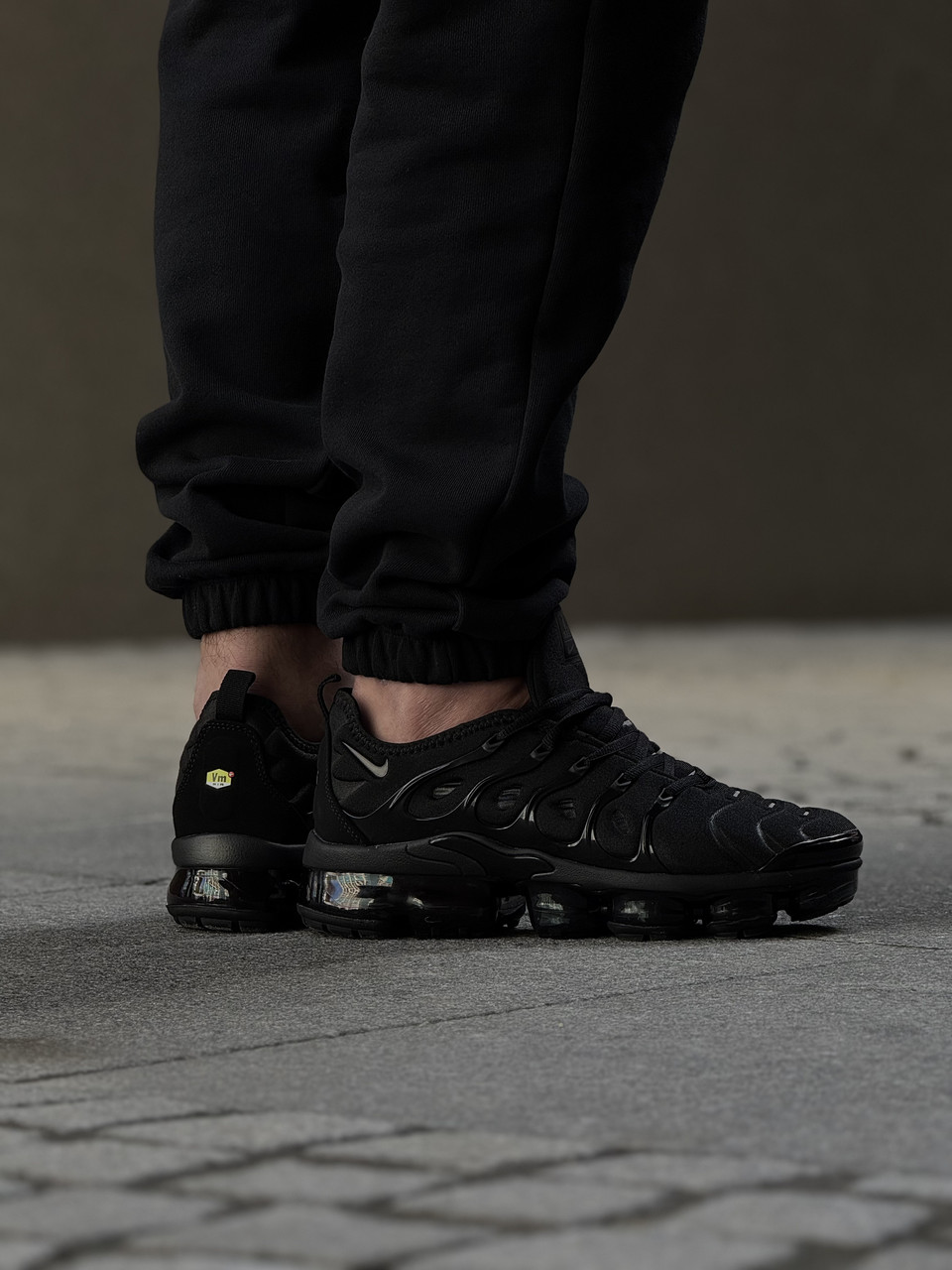 Кроссовки мужские Nike Air VaporMax Plus Triple Black / 924453-004, фото 1
