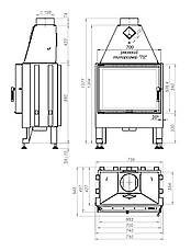 Камінна топка MFire 70 пряма, фото 3
