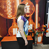 Жіноча біла футболка принт трикотаж Мерилін Монро, фото 2