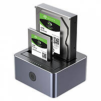 Unitek station klonująca dyski 2 x SATA 2,5''/3,5'' USB 5Gbps, фото 4