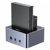 Unitek station klonująca dyski 2 x SATA 2,5''/3,5'' USB 5Gbps, фото 5