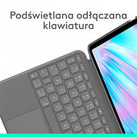 Logitech Combo Touch for iPad Air 11'' M2 Oxford Grey US, фото 4