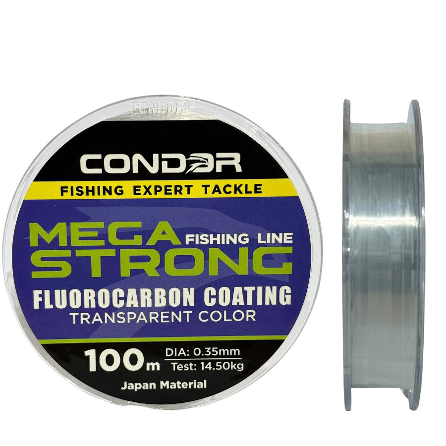 Волосінь Condor MegaStrong Fluorocarbon Coating 100m 0.35mm