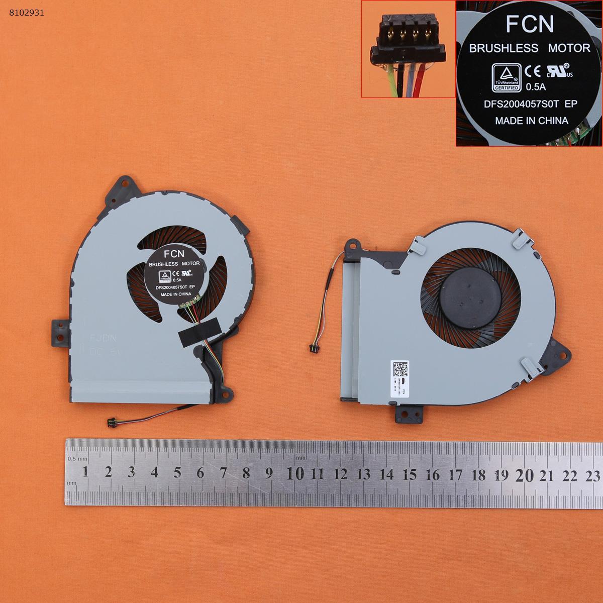 Вентилятор для Asus A541 D541 F541 K541 P541 R541 X541 series, (DFS2004057S0T FJP6 FJDN, 13NB0E80T01011,, фото 1