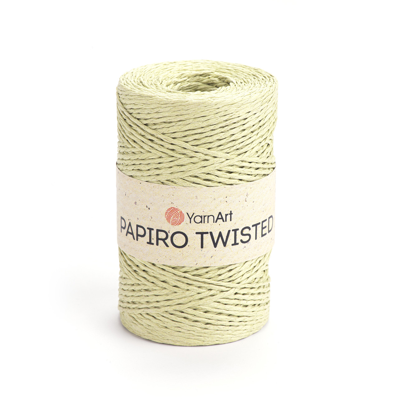 YarnArt PAPIRO TWISTED (Папіро Твістед) № 1303 світло-зелений (Рафія натуральна для в'язання капелюхів, сумок), фото 1