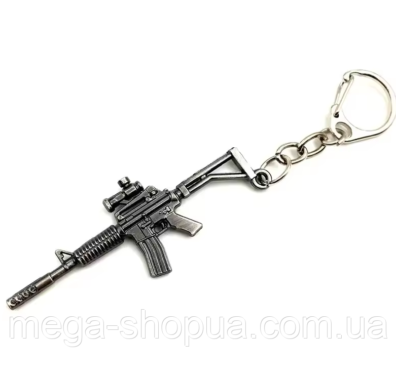 Чоловічий Металевий Брелок для Ключів – Автомат, Зброя, Counter Strike, CS:GO/M416-S
