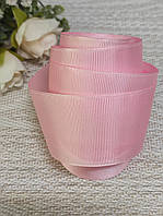 Стрічка репсова 4 см. Рожева (за 1 метр), Р4-04