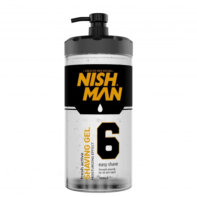 Гель для гоління Nishman №6 Easy Shave Shaving Gel (Прозорий) 1500мл