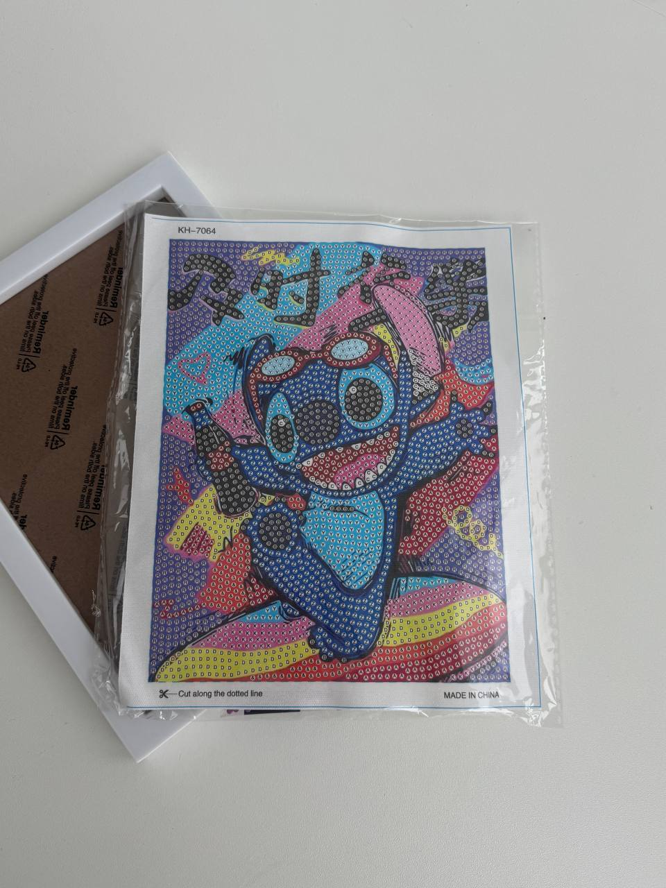 Алмазна мозаїка stitch з рамкою набір для творчості стіч, фото 1
