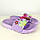 Дитяче літнє взуття для пляжу шльопанці для дівчинки EVA American Club розмір, фото 3