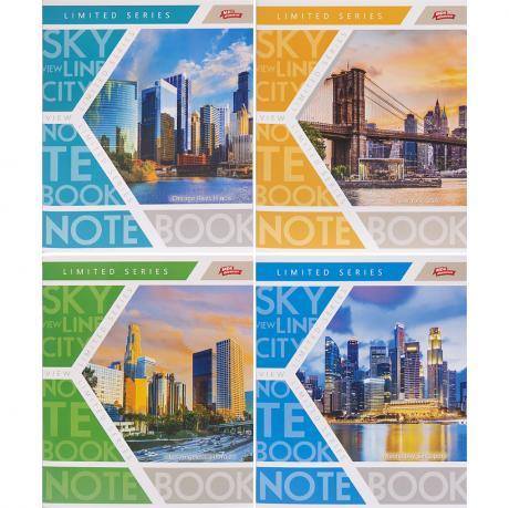 Зошит кольоровий 96 аркушів, клітинка 3742 N MZOPT