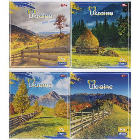 Зошит кольоровий 96 аркушів, клітинка 3743 N MZOPT, фото 1