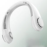 Переносний вентилятор на шию NECK COOLER з акумулятором на 4000 мАч та 3 режимами обдування, фото 5