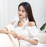 Переносний вентилятор на шию NECK COOLER з акумулятором на 4000 мАч та 3 режимами обдування, фото 6