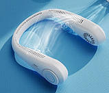 Переносний вентилятор на шию NECK COOLER з акумулятором на 4000 мАч та 3 режимами обдування, фото 8