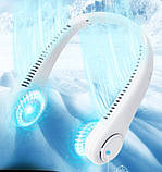 Переносний вентилятор на шию NECK COOLER з акумулятором на 4000 мАч та 3 режимами обдування, фото 9