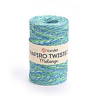 YarnArt PAPIRO TWISTED MELANGE (Папіро Твістед Меланж) № 2303 (Рафія натуральна для в'язання капелюхів, сумок)