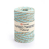 YarnArt PAPIRO TWISTED MELANGE (Папіро Твістед Меланж) № 2304 (Рафія натуральна для в'язання капелюхів, сумок)