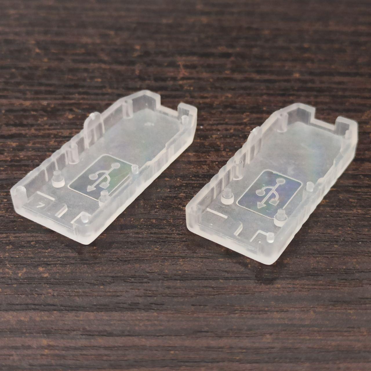 USB корпус, прозорий, лот 10 шт, фото 1