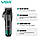 Акумуляторна машинка для стрижки (clipper) VGR V-013 GREEN, 8 насадок, 6500 RPM, 2000 mAh, LED display, фото 5