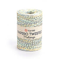 YarnArt PAPIRO TWISTED MELANGE (Папіро Твістед Меланж) № 2306 (Рафія натуральна для в'язання капелюхів, сумок)