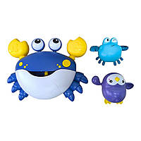 Іграшка для ванни Пінний краб Q13Y синій