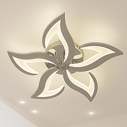 Led люстра Лотос без підсвічування SVET 70W до 16 кв.м колір  SY-5329/5 CR