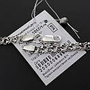 СРІБНИЙ ЛАНЦЮЖОК ЧОЛОВІЧИЙ З ПІДВІСКА ГЕРБ. ЧОЛОВІЧИЙ КУЛОН ТРИЗУБ І ЦЕПОЧКА НА ШИЮ. СРІБЛО 925 70 см, фото 9