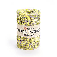 YarnArt PAPIRO TWISTED MELANGE (Папіро Твістед Меланж) № 2312 (Рафія натуральна для в'язання капелюхів, сумок)