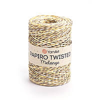 YarnArt PAPIRO TWISTED MELANGE (Папіро Твістед Меланж) № 2313 (Рафія натуральна для в'язання капелюхів, сумок)