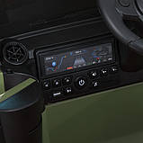 Дитячий електромобіль на акумуляторі Джип Toyota Land Cruiser M 2155 на радіокеруванні дітей 3-8 років Зелений, фото 11