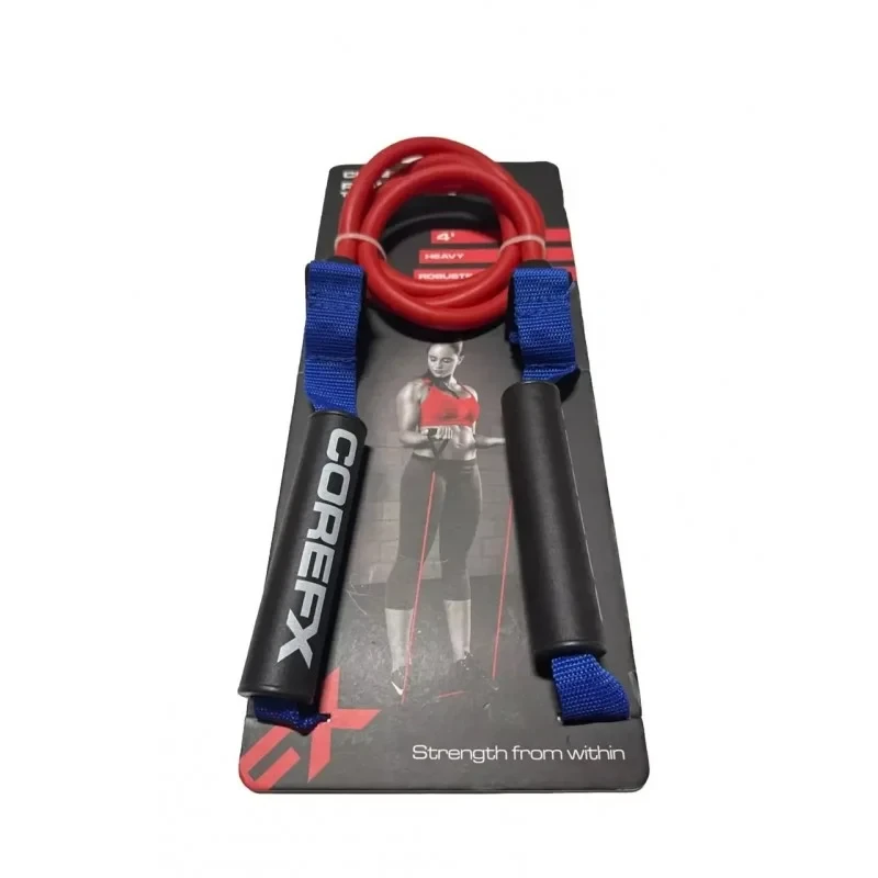 Експандер для тренувань COREFX Power Tube Elastique 4 Heavy Robuste червоний (9 кг)