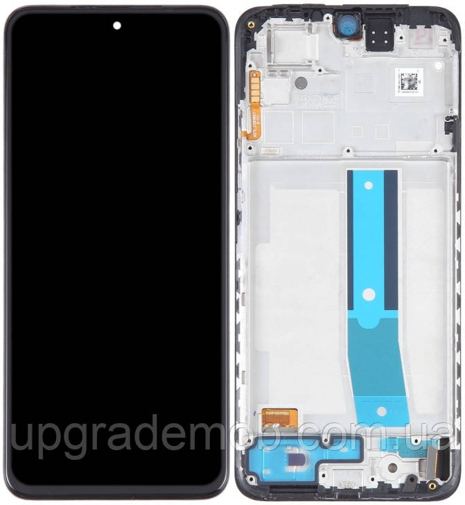 Дисплей модуль тачскрин Xiaomi Redmi Note 12S чорний Amoled оригінал із рамкою, фото 1