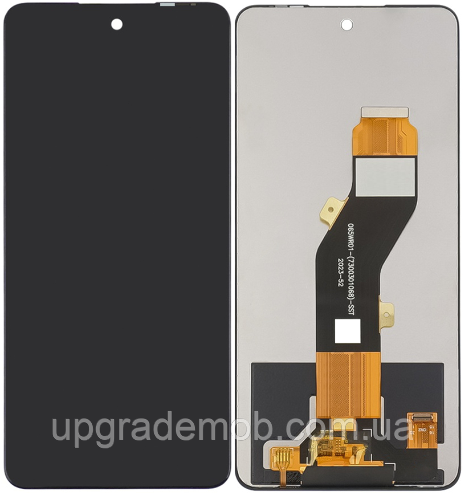 Дисплей модуль тачскрин ZTE Blade A75 4G чорний оригінал, фото 1