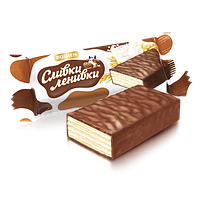 Цукерки вафельні Рошен Roshen Сливки-Ленивки 1 кг